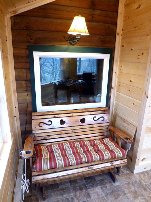 Log Cabin Glider