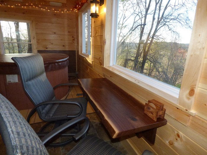 Sweetheart Cabin - enjoy a morning coffee