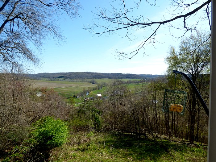 Amazing valley view from the new enclosed back porch